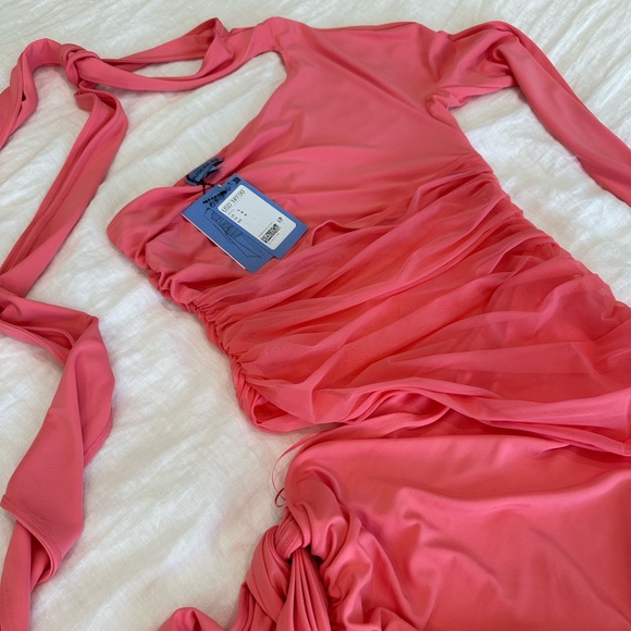 Mugler H&M Knot-Detail One-Shoulder Dress - Picture 8 of 8